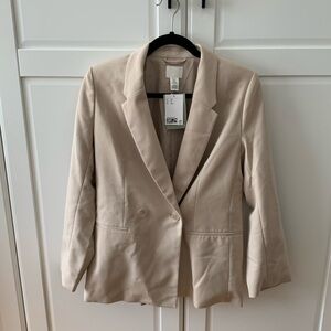 H&M Beige Oversized Blazer